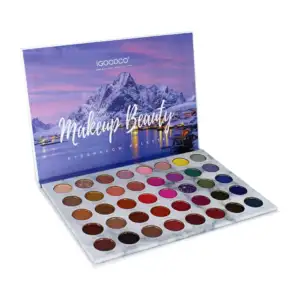 Paleta igoodco makeup beauty con diseño de montañas y 40 tonos de som…