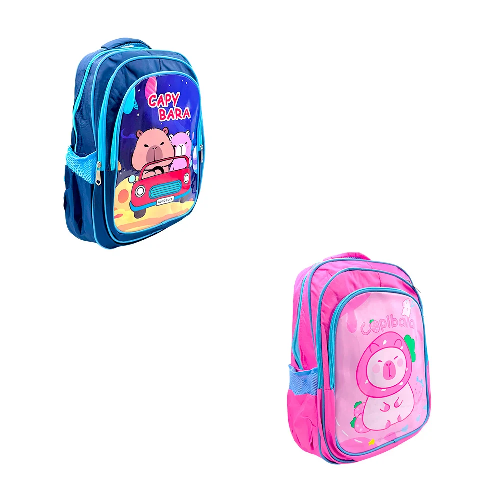 Mochila escolar con 3 compartimientos y ...