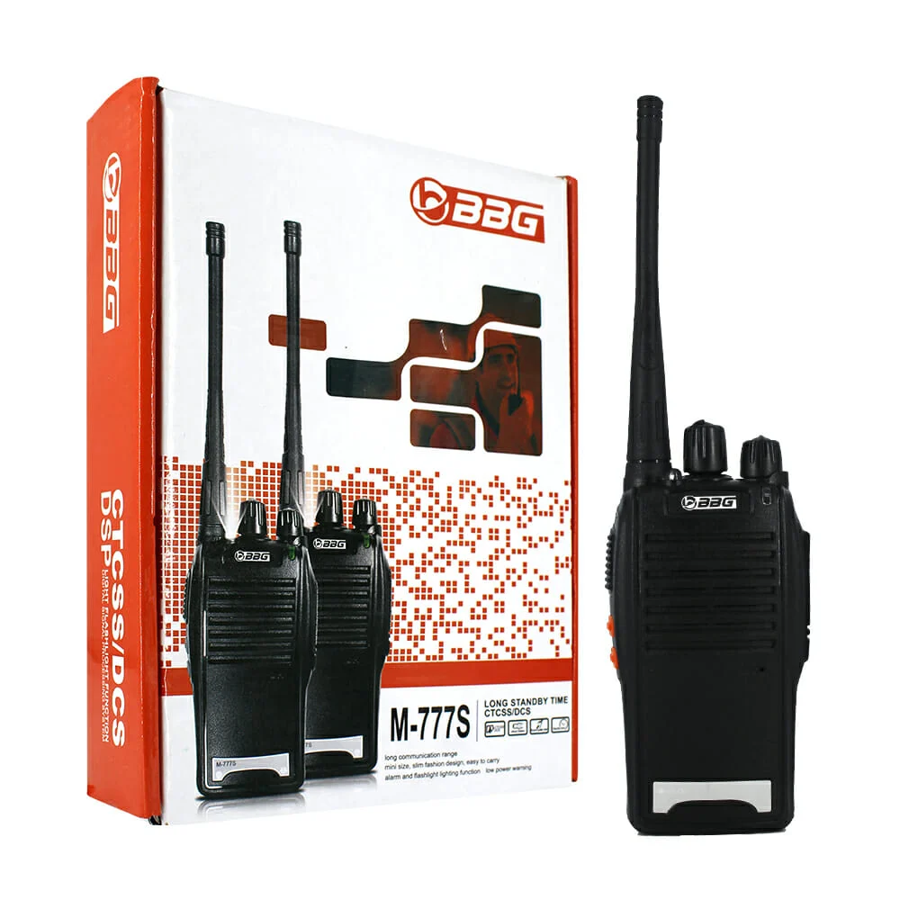 Par de radios walkie talkie con base par...