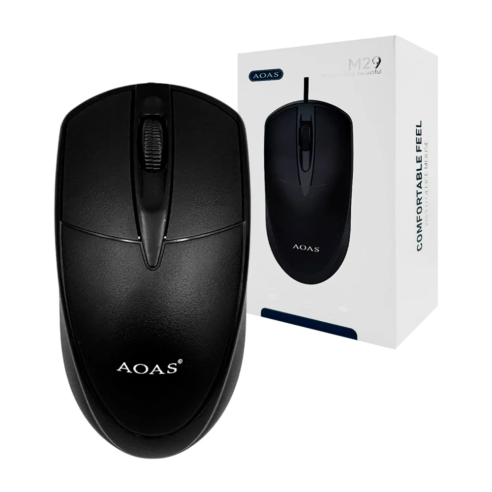 Mouse alámbrico con entrada usb compatible con windows y ios