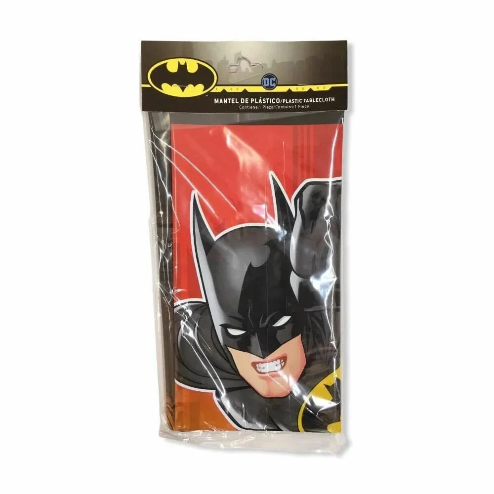 Mantel de plástico con diseño de batman 440-688