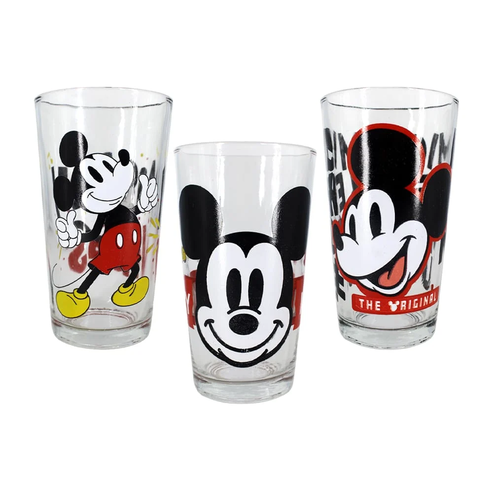 1pza Vaso transparente redondo de vidrio...