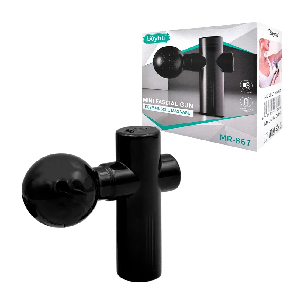 Mini pistola masajeadora facial buytiti con 3 niveles de masaje / mr-867