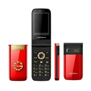 Celular naomi case versión gold flip de 21 teclas y cámara de 3 megap…