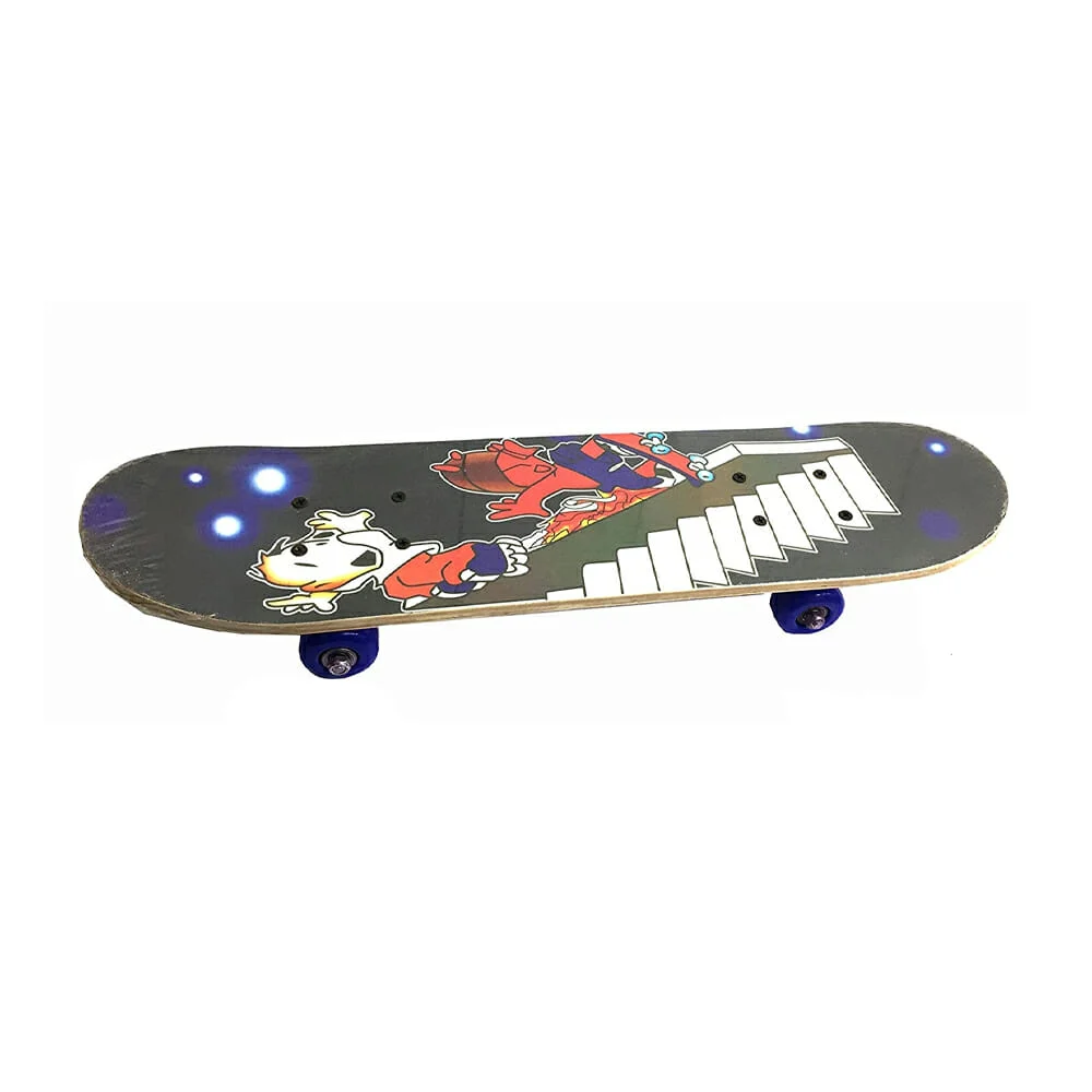 Patineta mediana de madera 60x15cm, variedad de diseños / 2406 / lu6569