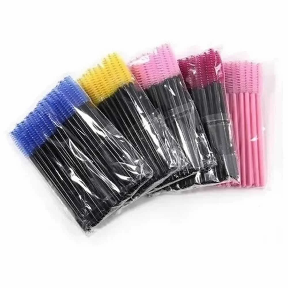 Paquete 50 cepillos para pestañas y cej...