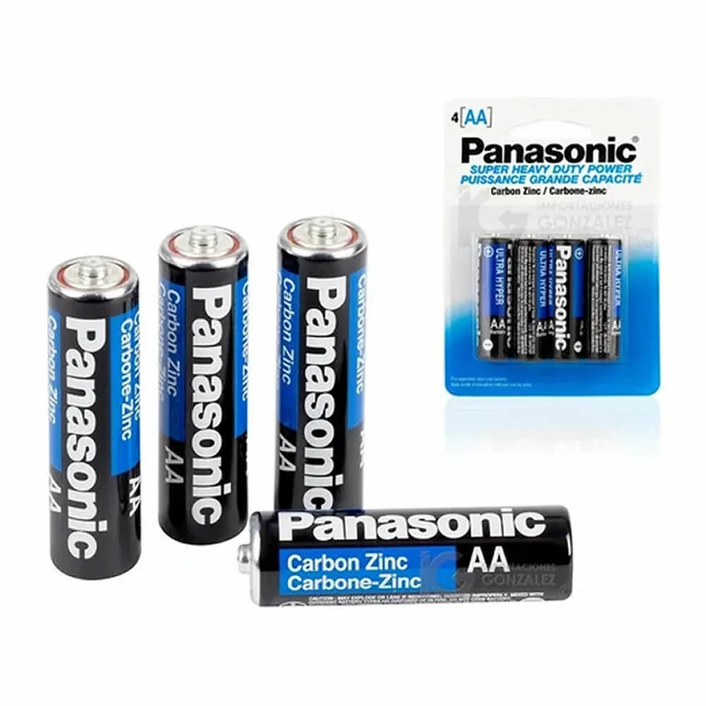 Blíster con 4 pilas panasonic AA 1.5v /...