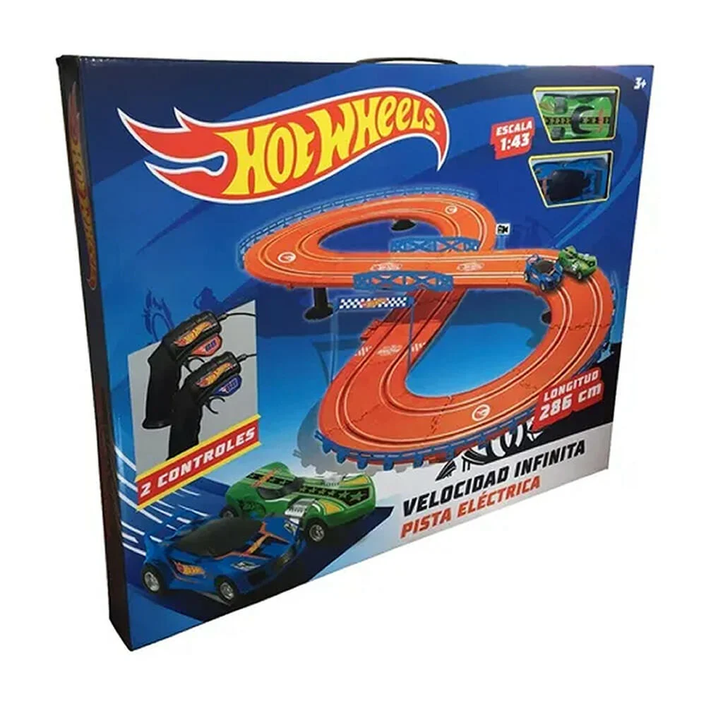 Pista eléctrica hot wheels de 286cm de ...
