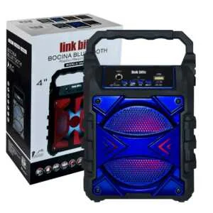 Bocina con bluetooth y luz multicolor