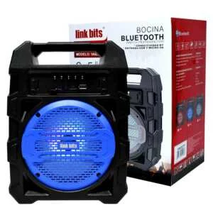 Bocina con bluetooth y luz multicolor