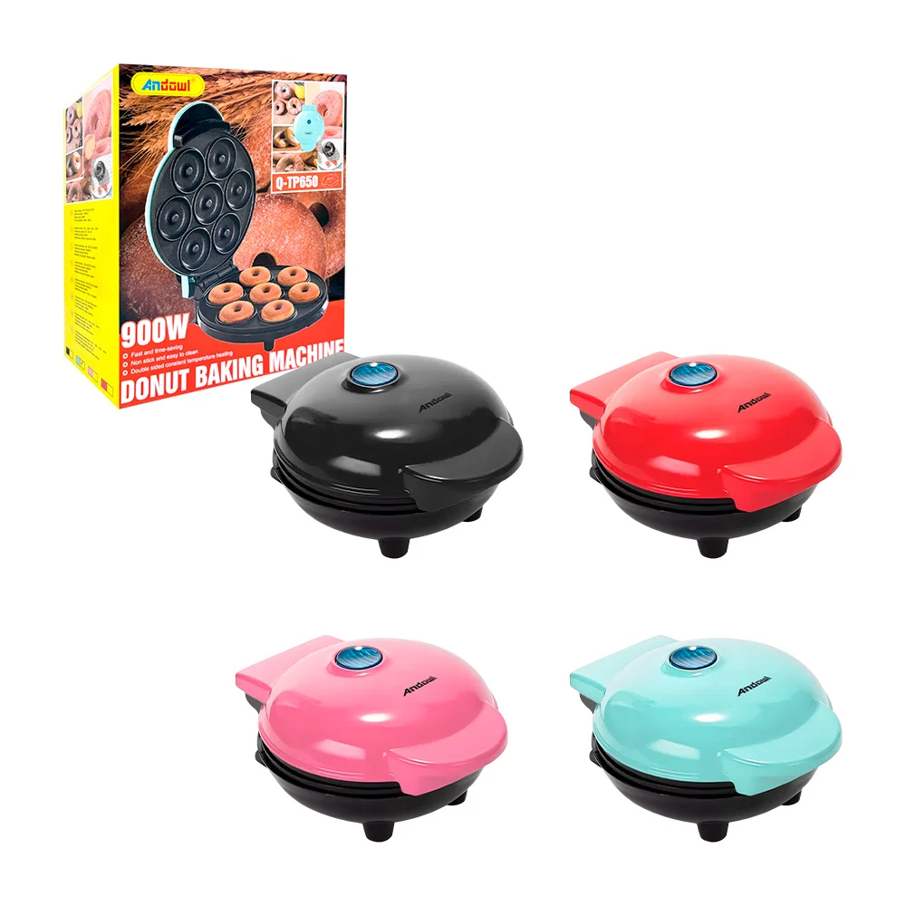 Máquina para hornear donas, 900w de potencia, color surtido / q-tp650