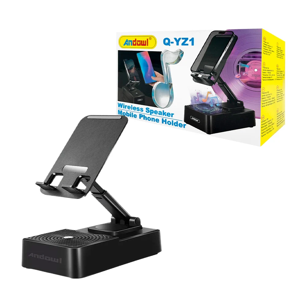 Soporte para celular metálico con bocin...