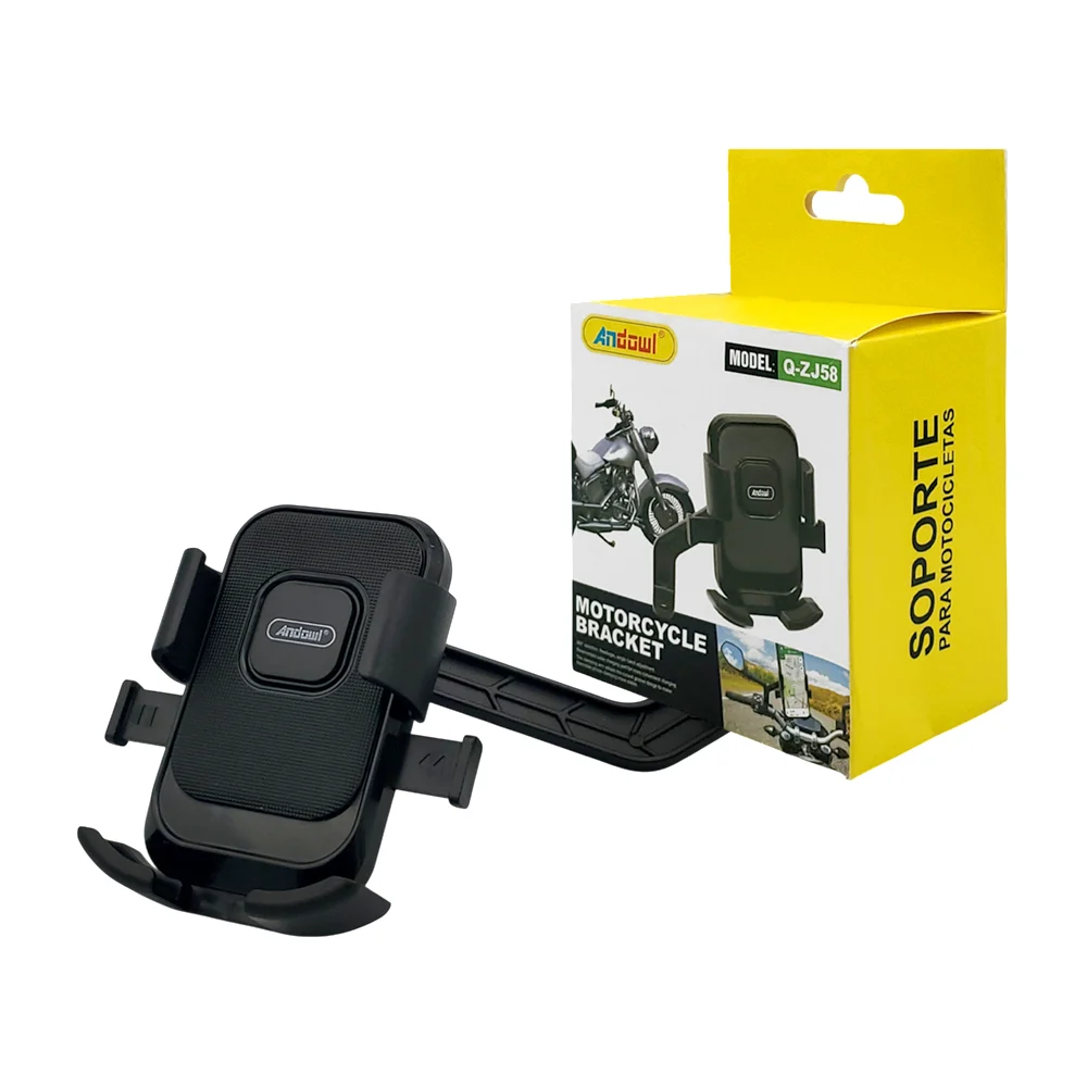 Soporte de celular para manubrio de motocicleta, adaptable, multifuncional