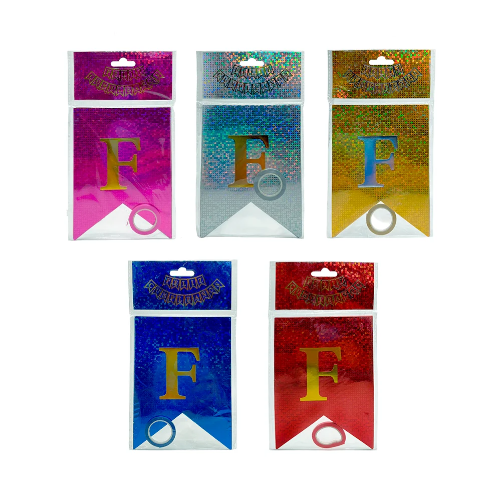 Banner o banderín de feliz cumpleaños,...