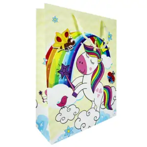 1pza Bolsa de regalo chica de cartón, variedad de diseños wb-061 / bo…