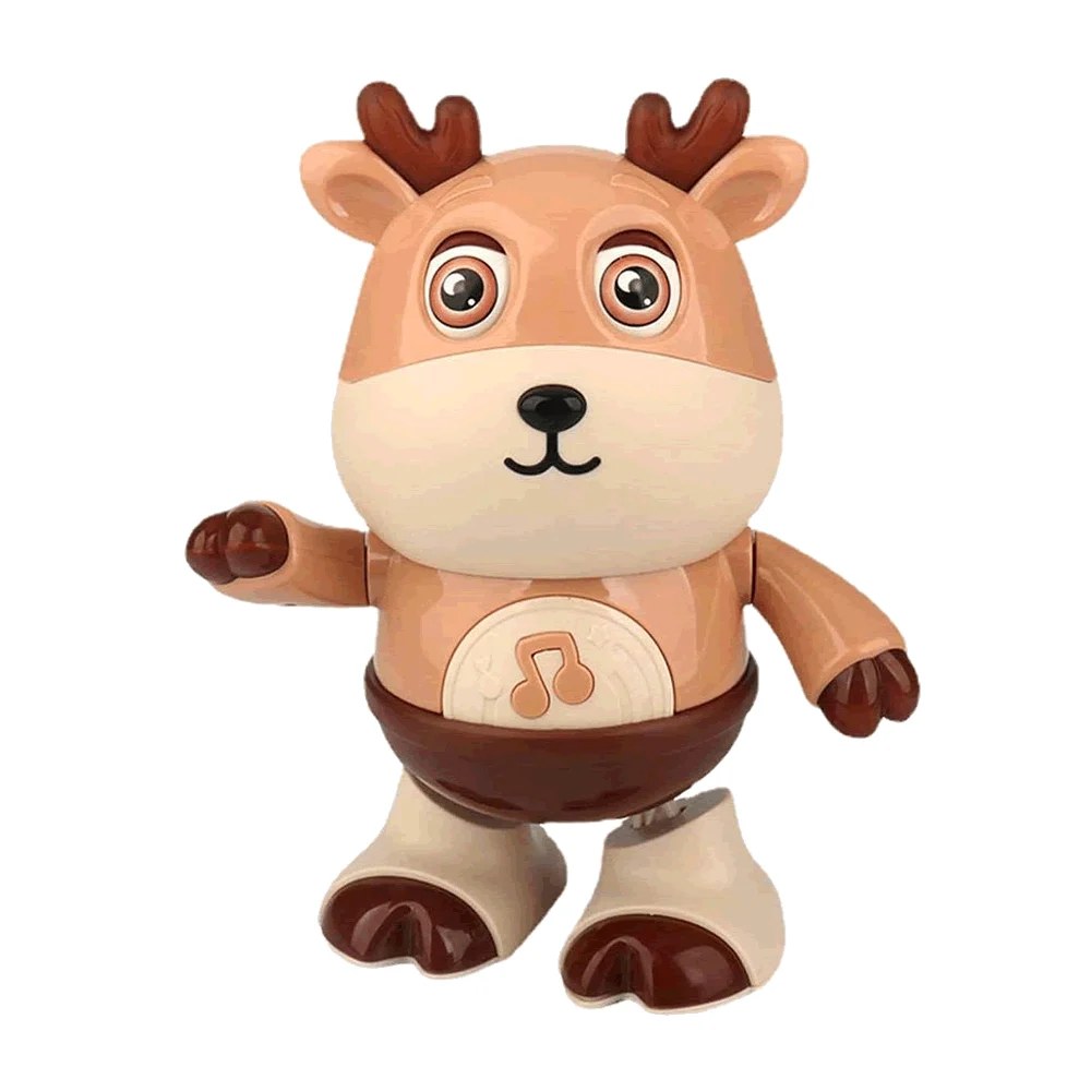 Muñeco venado bailarín con luz y sonido / rs-9023c