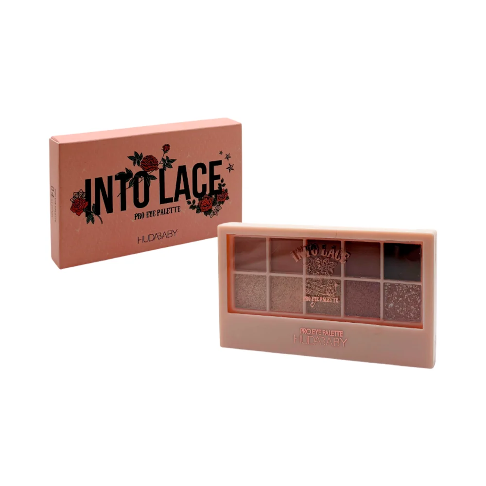 Paleta de sombras into lace con 10 color...