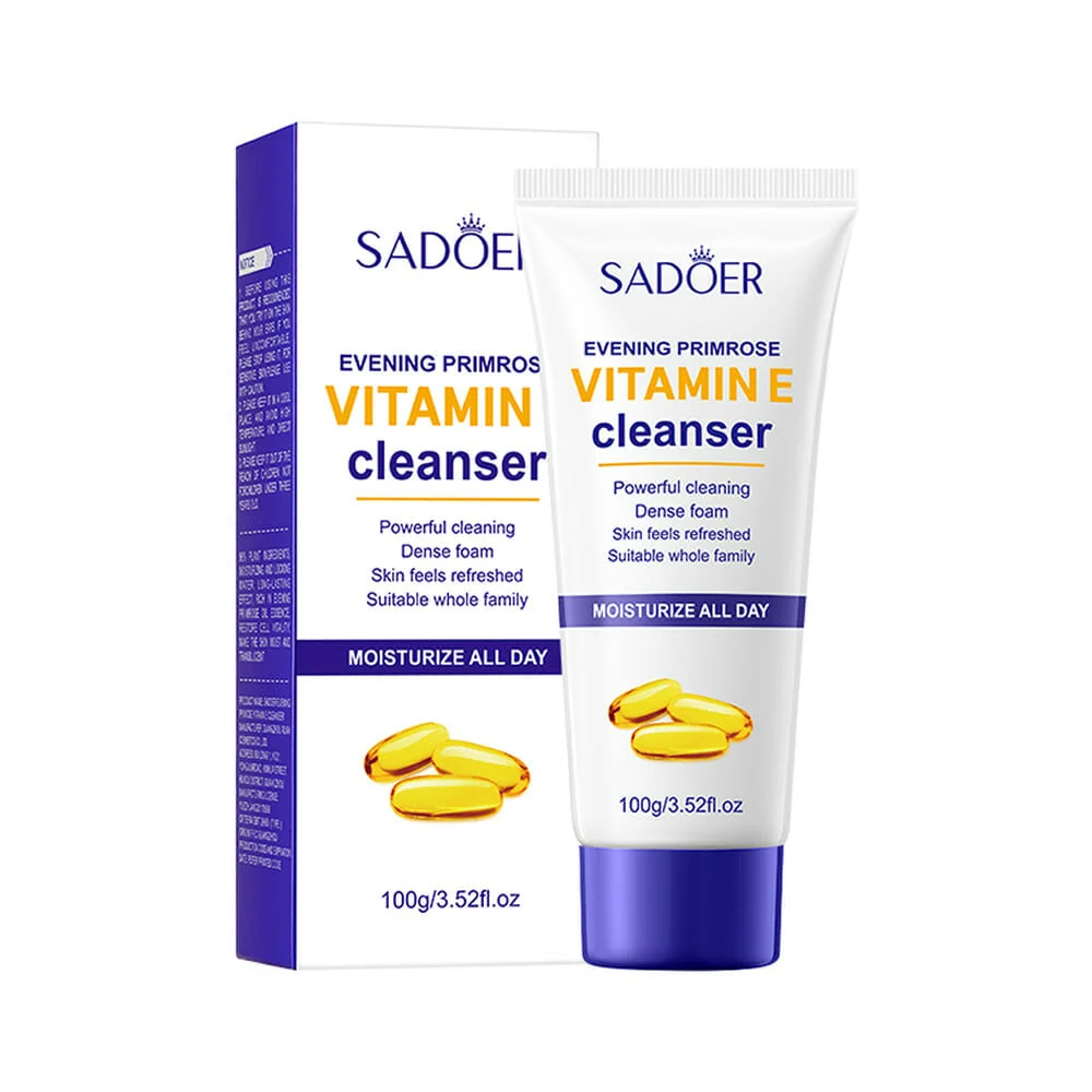 Crema limpiadora hidratante sadoer con extracto de onagra y vitamina e, 100g / sd80924
