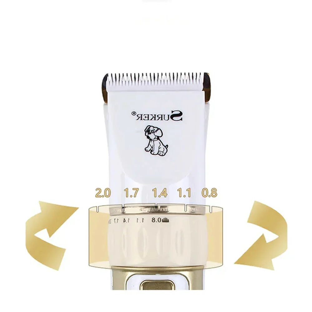 Máquina cortadora rasuradora inalámbrica surker para mascota / sk-636 / 11097