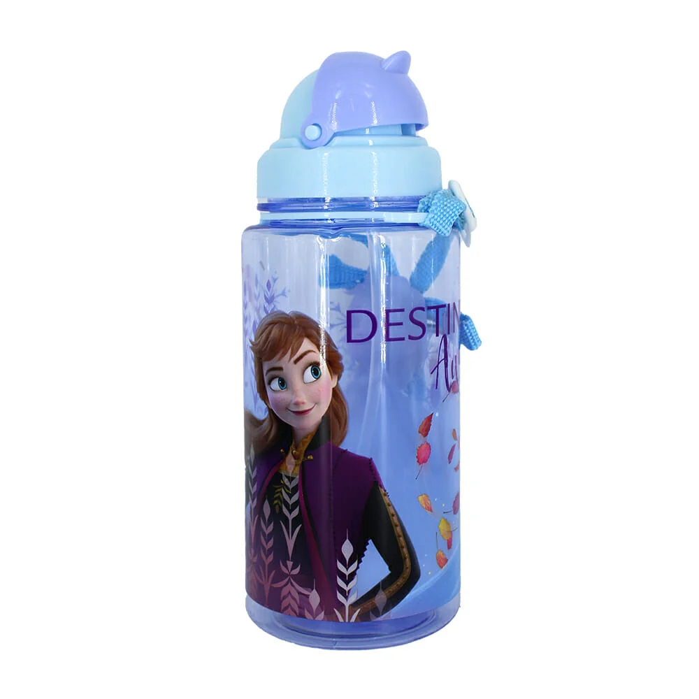 Botella con diseño de frozen + correa ss-6767