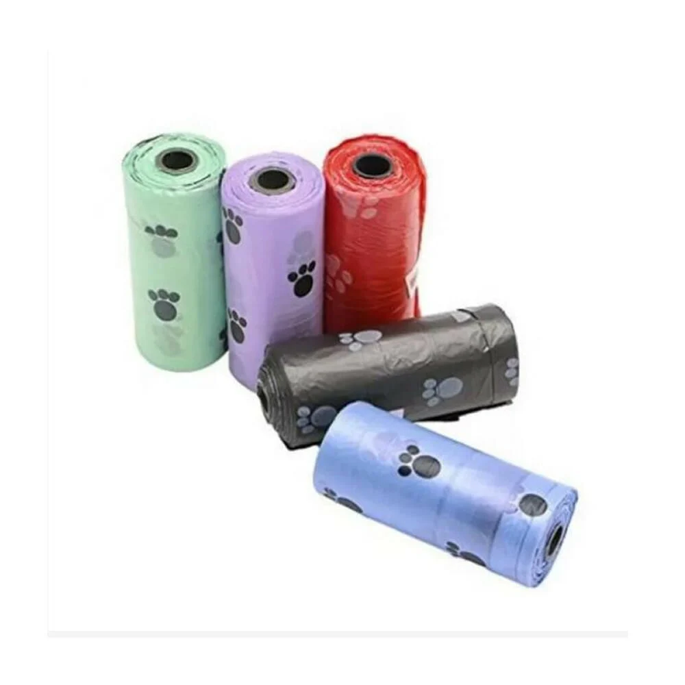 1pza Bolsa para recoger excremento de mascota, con diseño de huellas / sy-860043 / R922/ bolsa heces individual