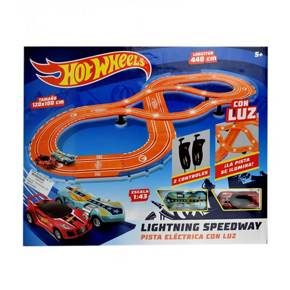 Pista eléctrica hotweels con 440cm de l...