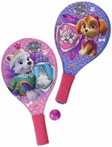 Juego de raquetas de paw patrol
