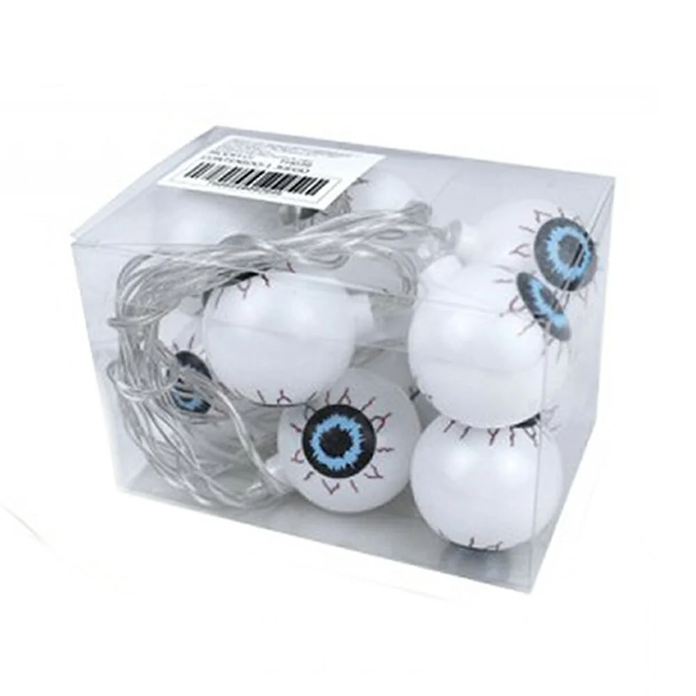 Serie de luz cálida con decoración de ojos / th039