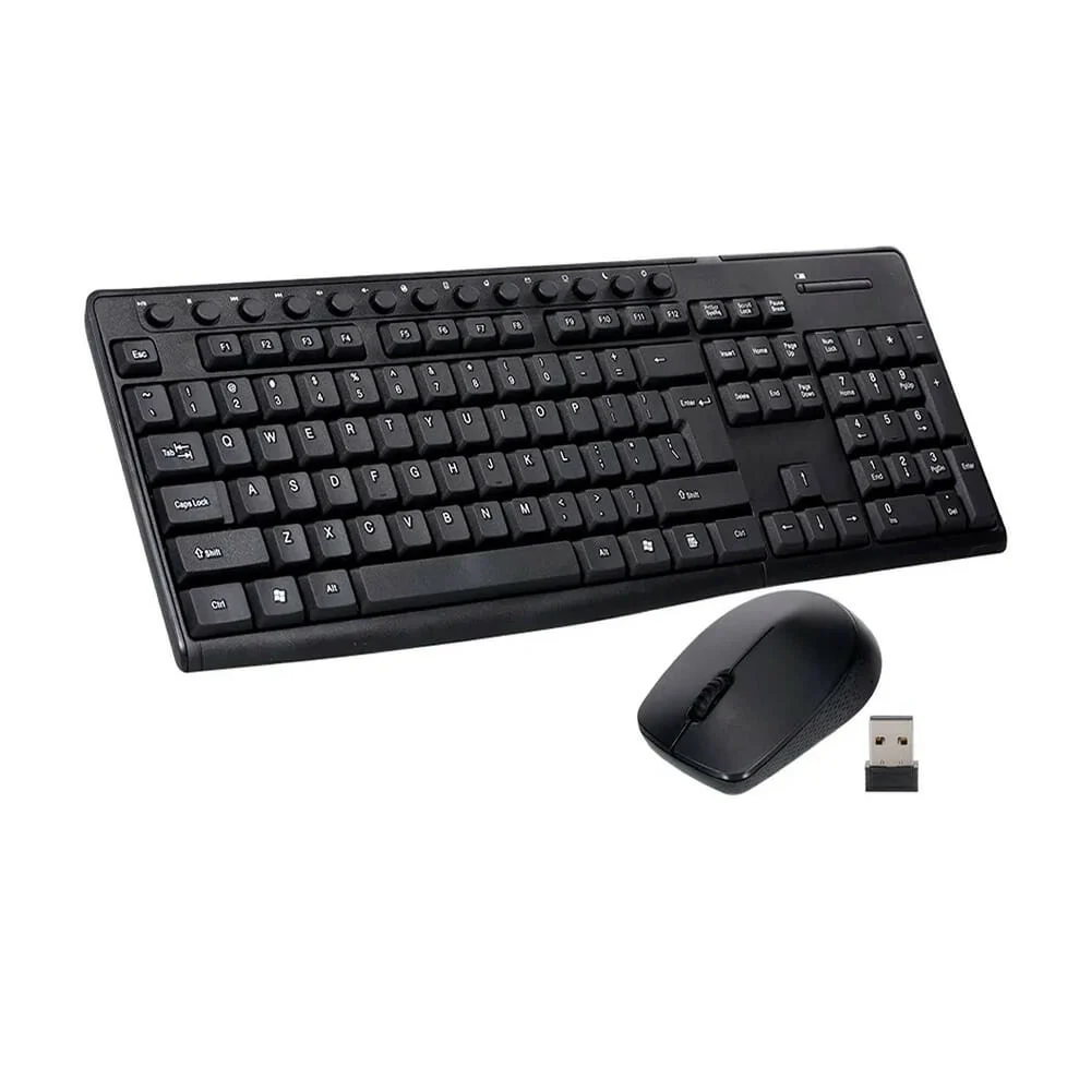 Combo mouse y teclado inalámbricos wire...
