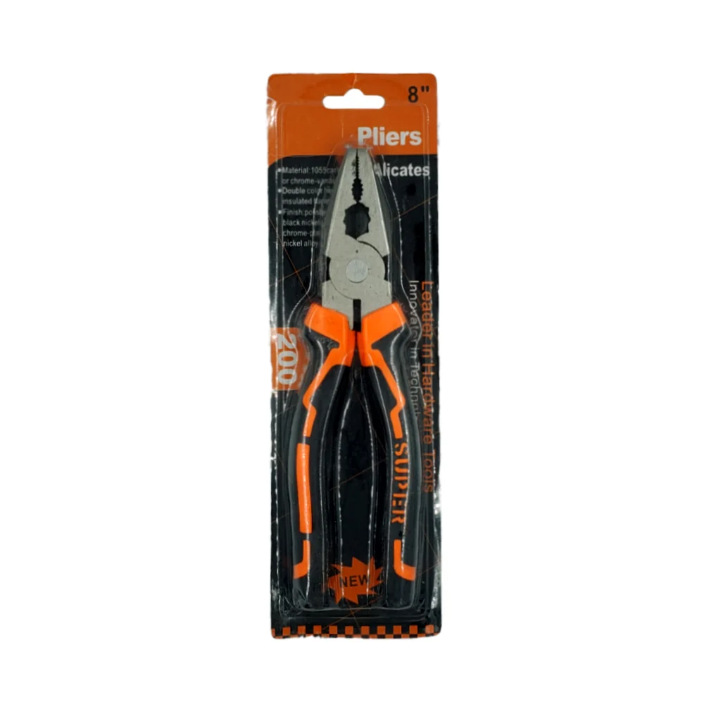 Pinza de corte 8 pulgadas con mango antiderrapante de plástico / mt093 / tl43110