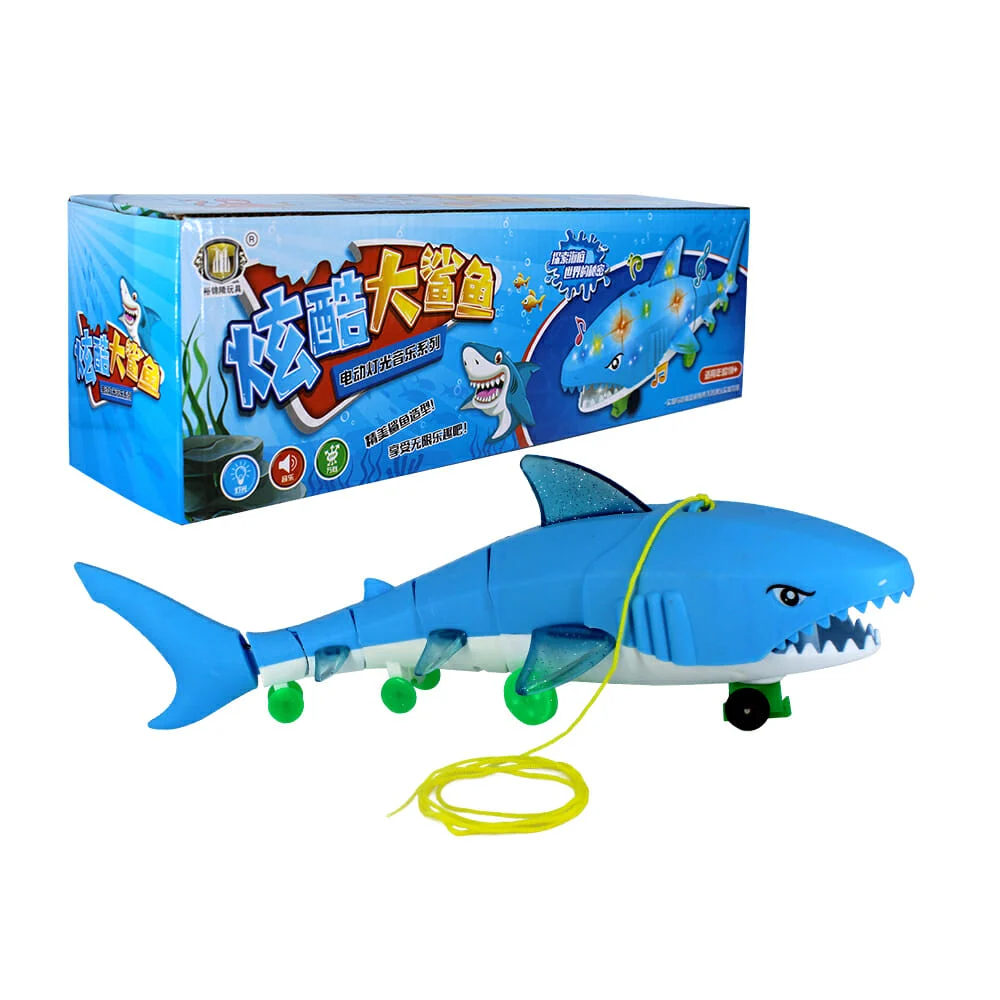 Tiburón movible con luz led toy65