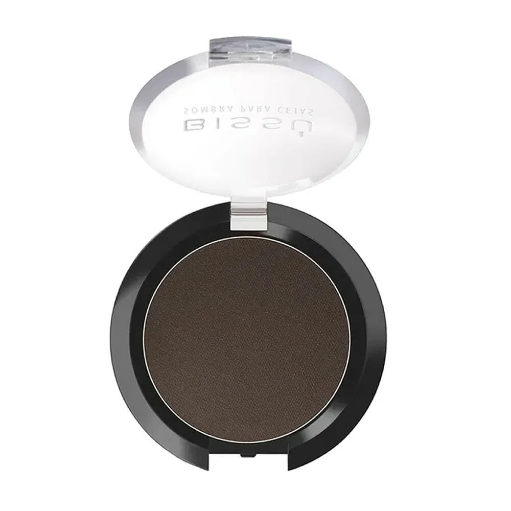 1pza Sombra para ceja individual compacta bissú 2.5g en tono 12-trufa negra