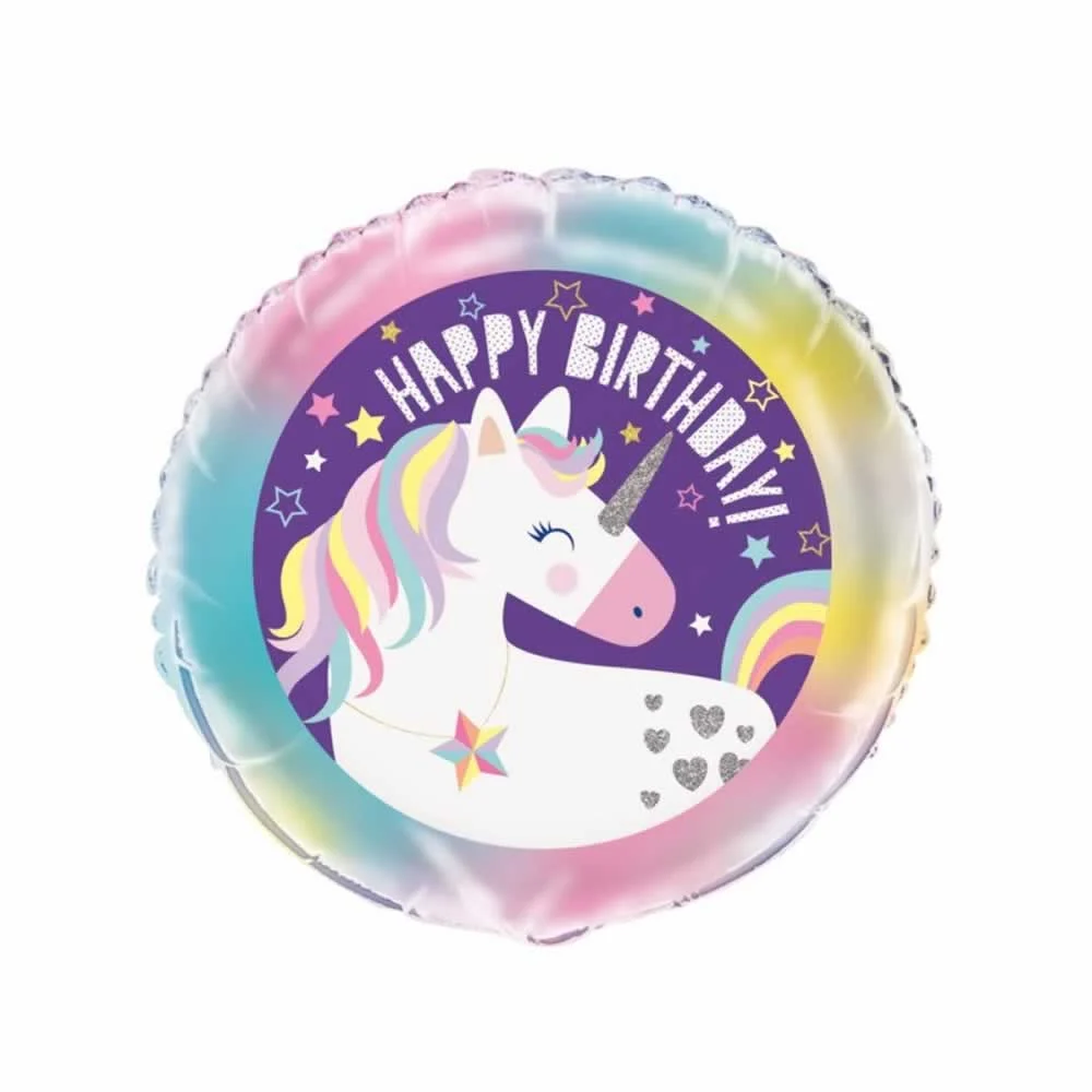 1pza Globo unicornio 18 c-49 / m-0606 / m-0613 / m-0607 / yy-f0352 / R612 / m-0608 / m-0610