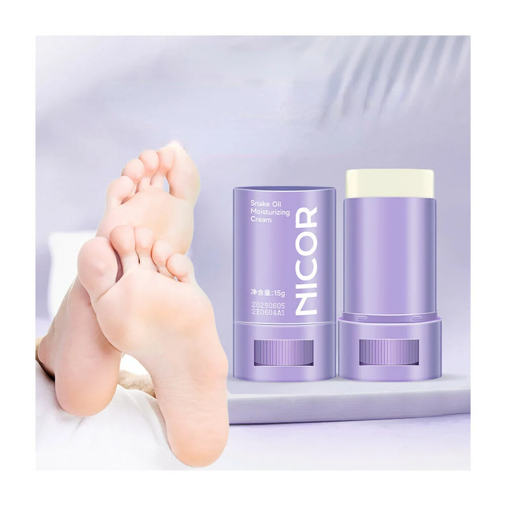 Crema hidratante corporal nicor en barra tipo desodorante con extracto de aceite de serpiente, 15g / ny6611