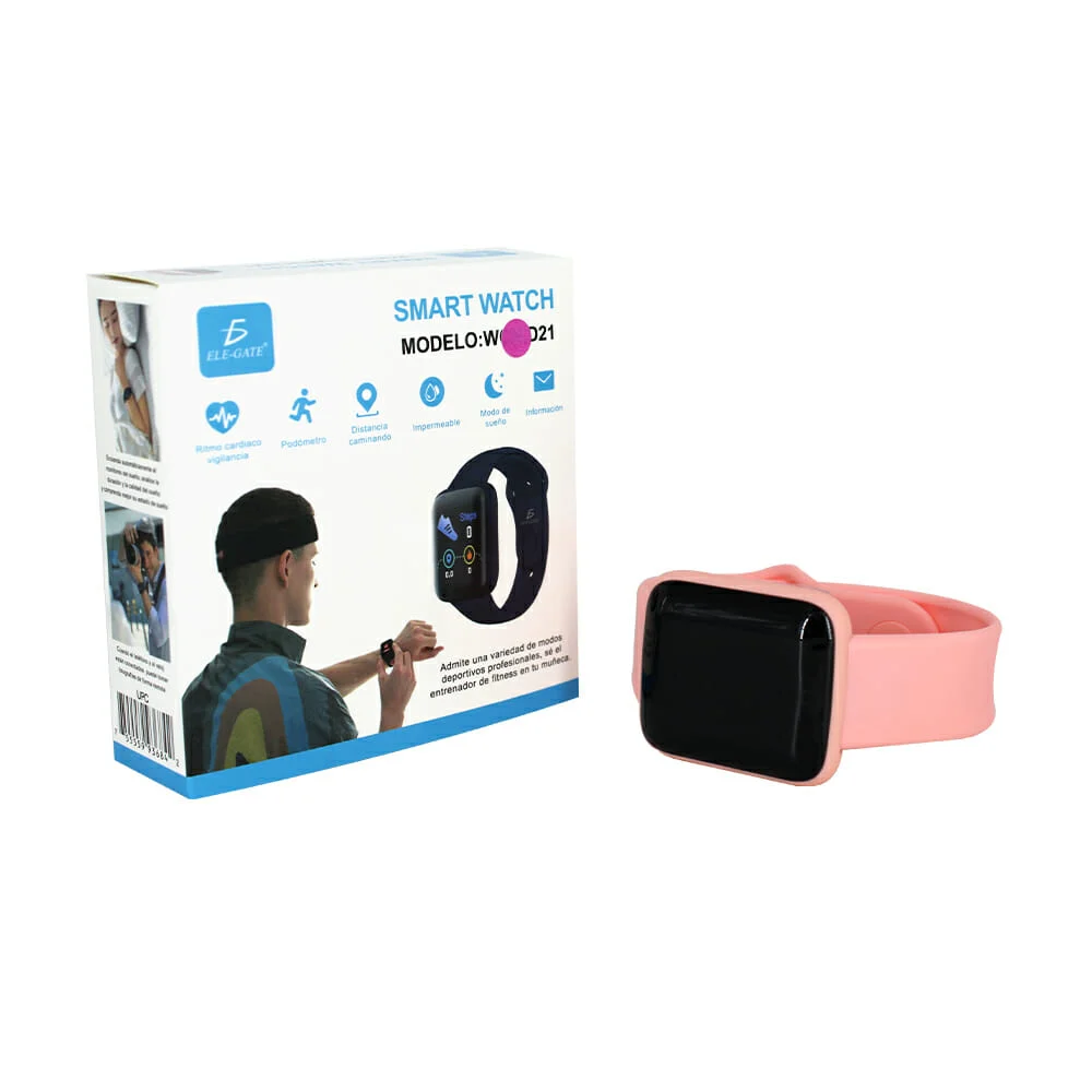 Smart watch reloj inteligente deportivo con correa de plástico wch.d21