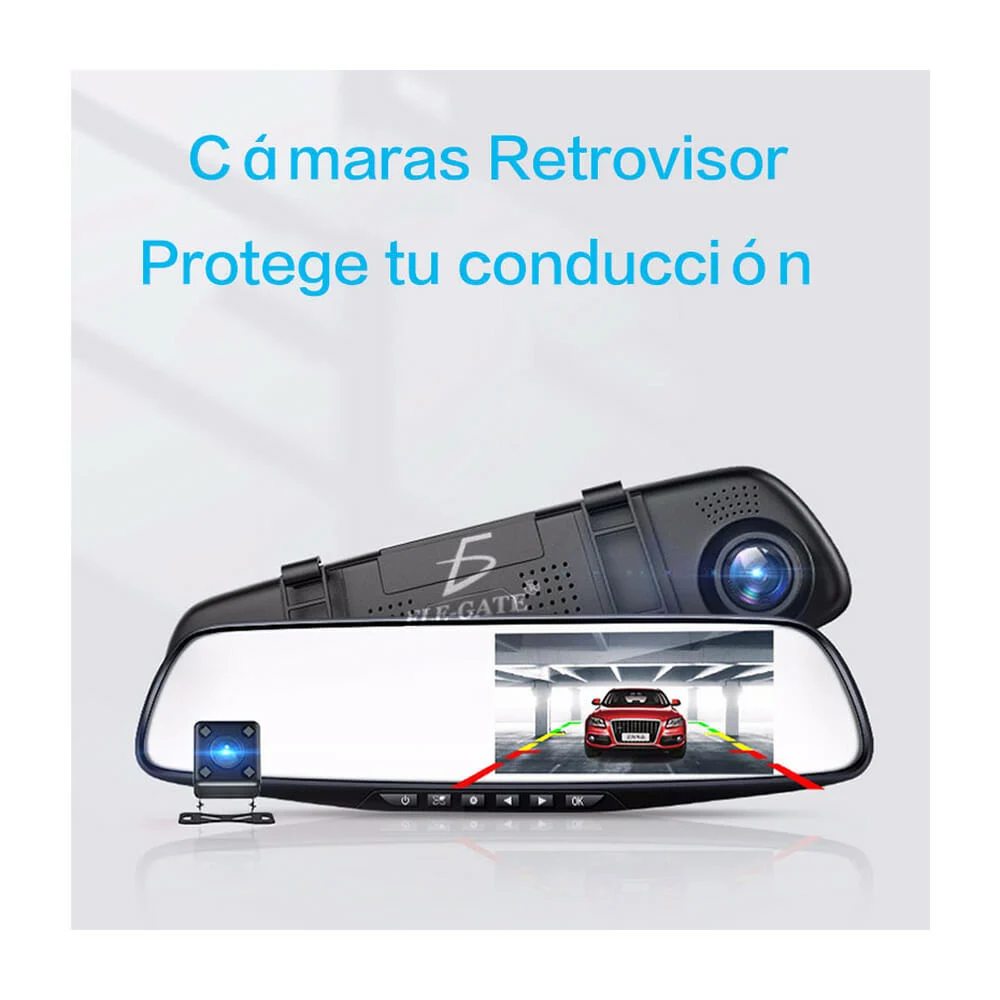 Kit de 2 cámaras para coche, adheribles...