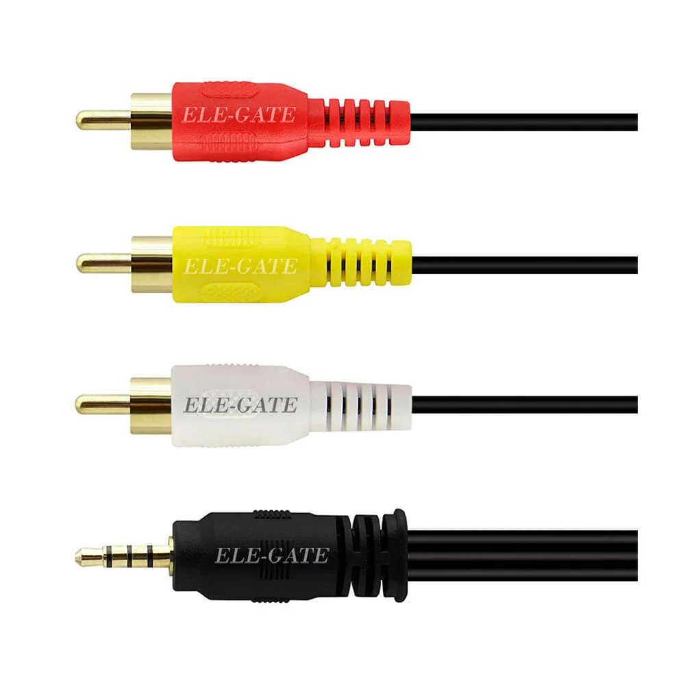 Cable auxiliar 3.5mm para audio y video ...