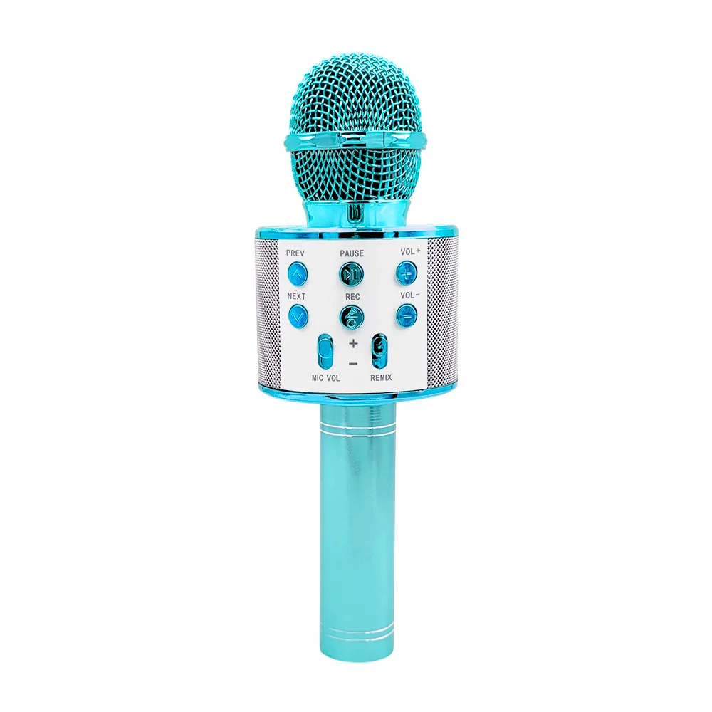 Micrófono bocina bluetooth con entrada para usb y sd, variedad de colores / ws-858 / mc-858 / bs075 / lu5822