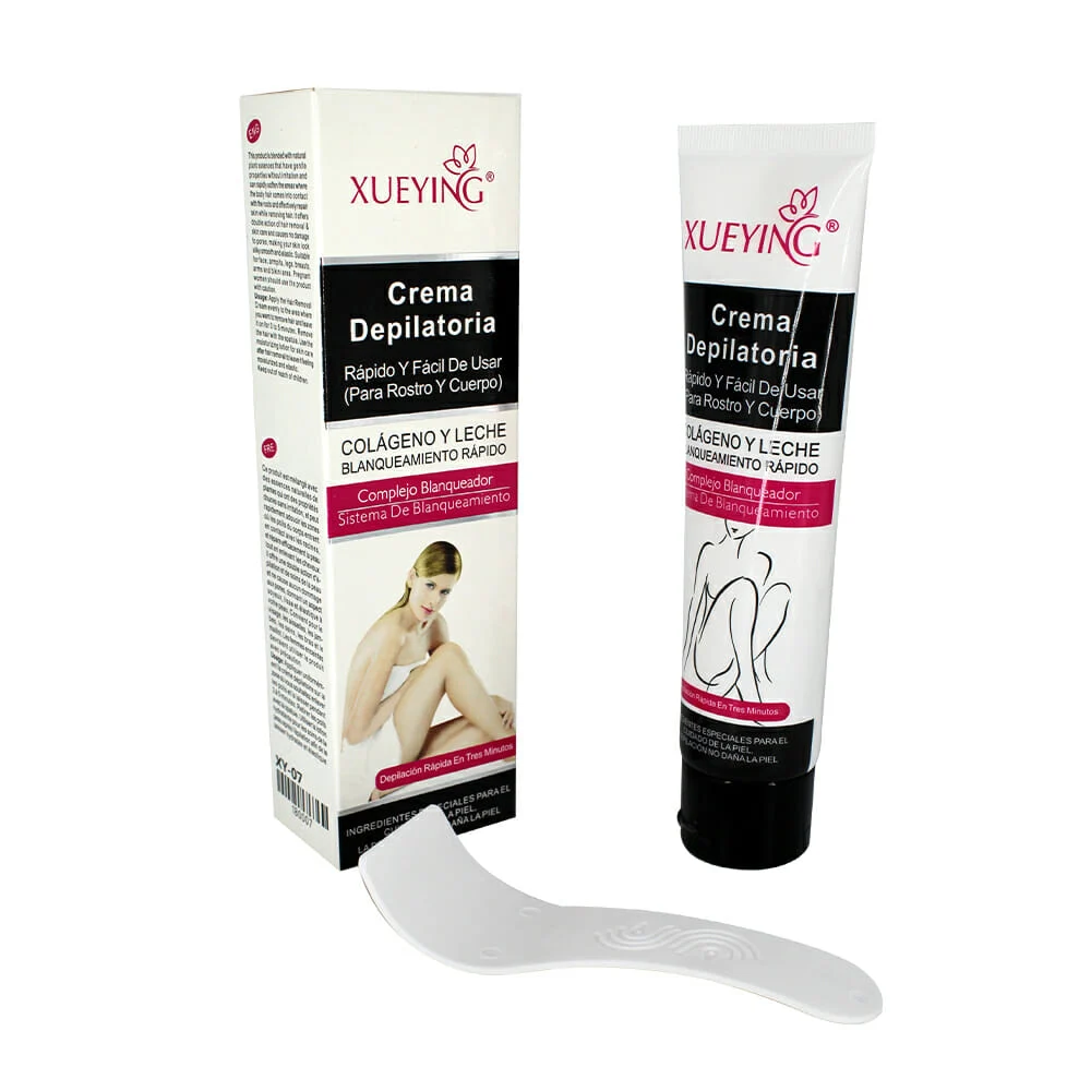 Crema depiladora con colágeno y leche para el blanqueamiento de la piel 100ml / xy-07 / ac218-7 / c312