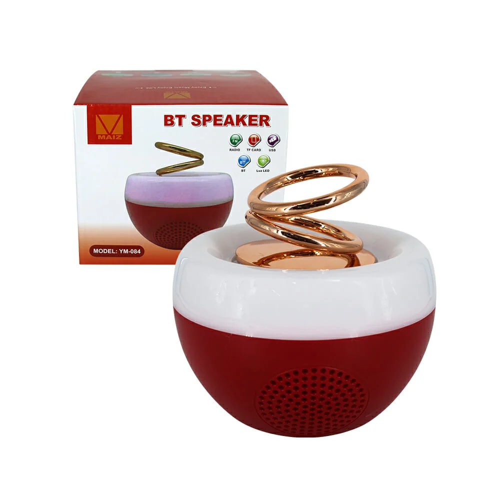 Bocina bluetooth con luz led y entrada d...