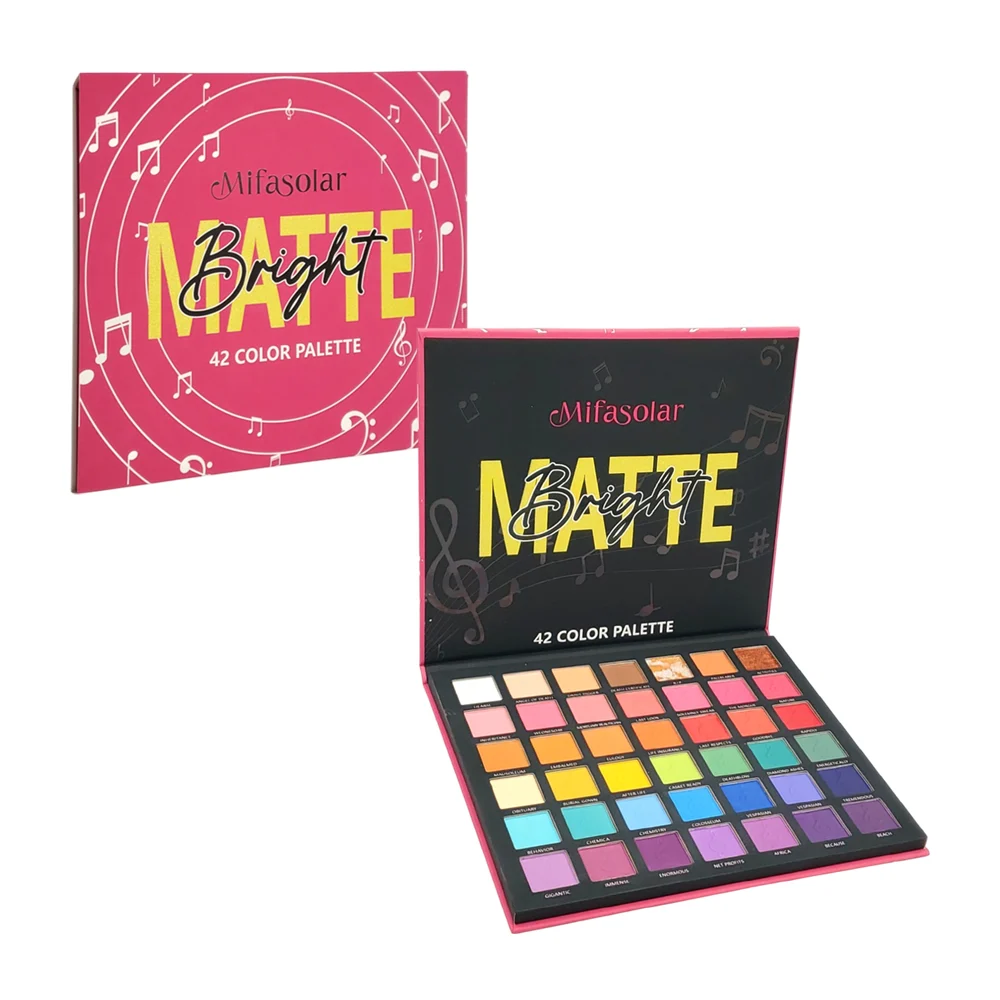 Paleta de maquillaje con 42 colores de s...