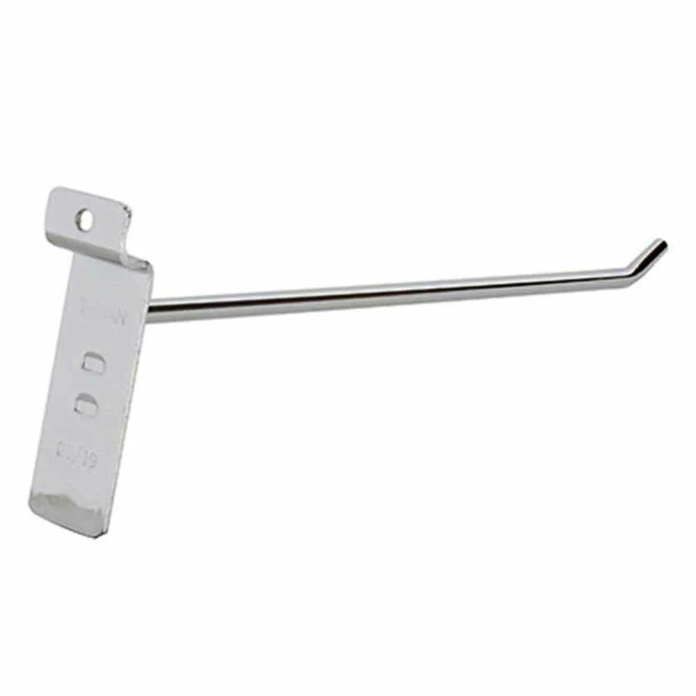 1pza Gancho metálico de 20cm para panel ranurado / zf-0023