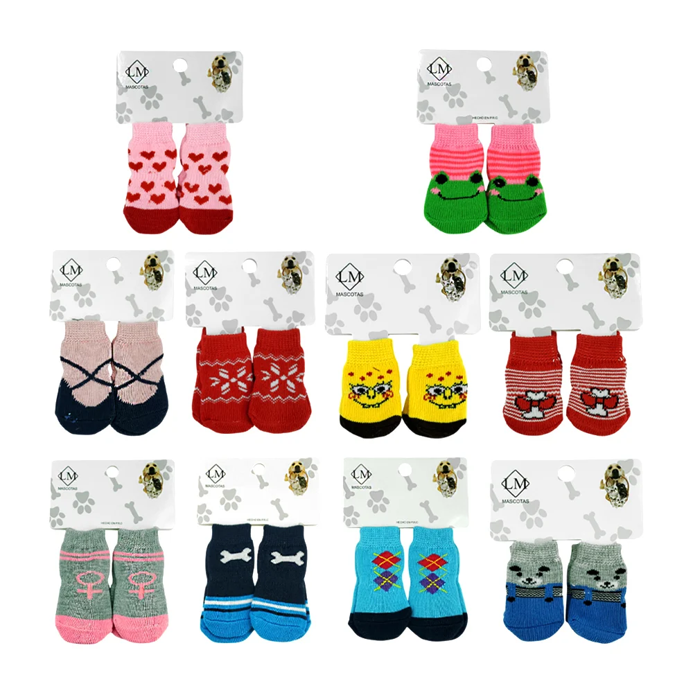 Paquete con mini calcetines para mascotas, variedad de diseños / 202021