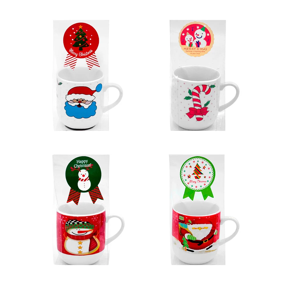 1pza Mini taza con estampado navideño, variedad de modelos / 23yh506