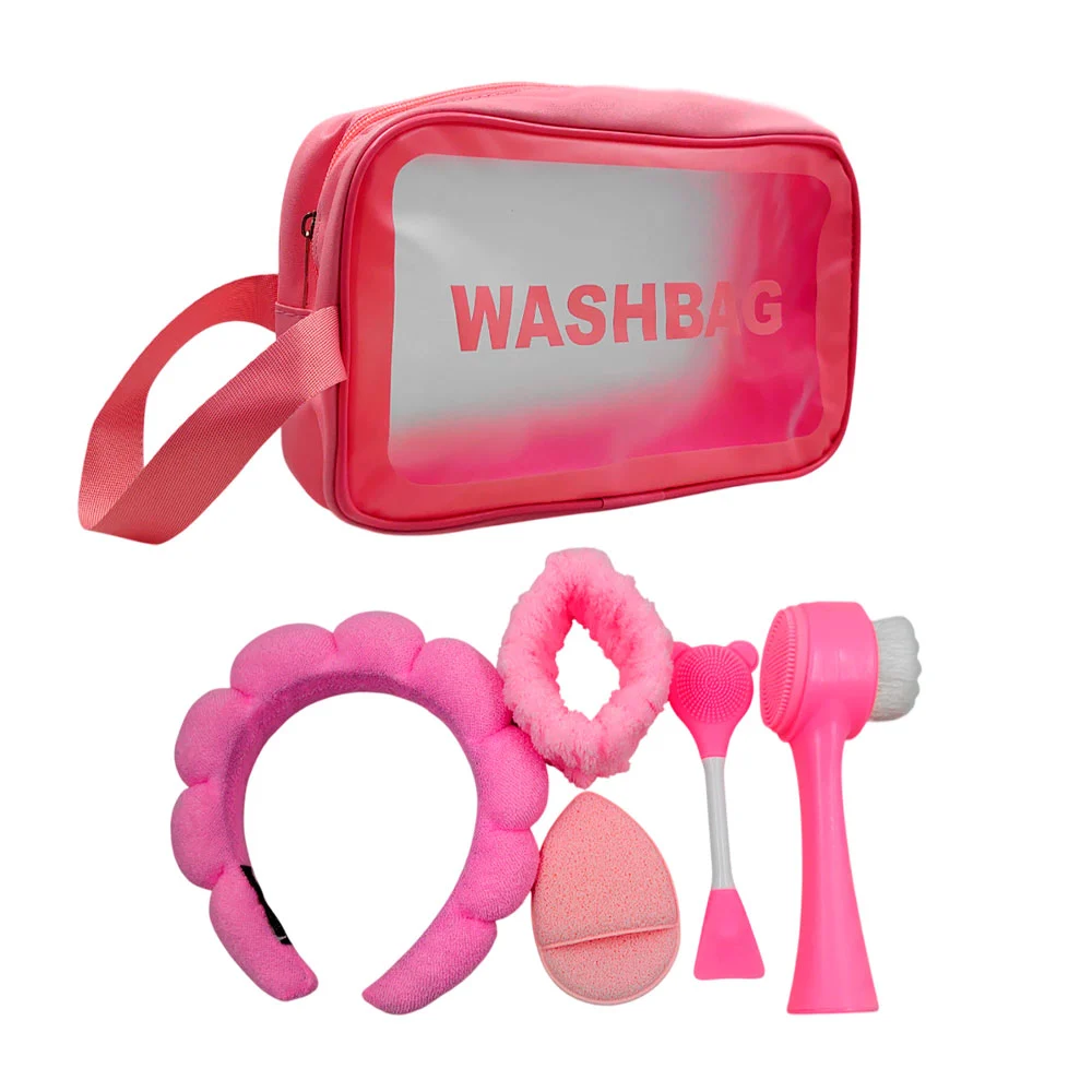Kit de bolsa con accesorios de cuidado facial, varios colores / washbag /26053-1