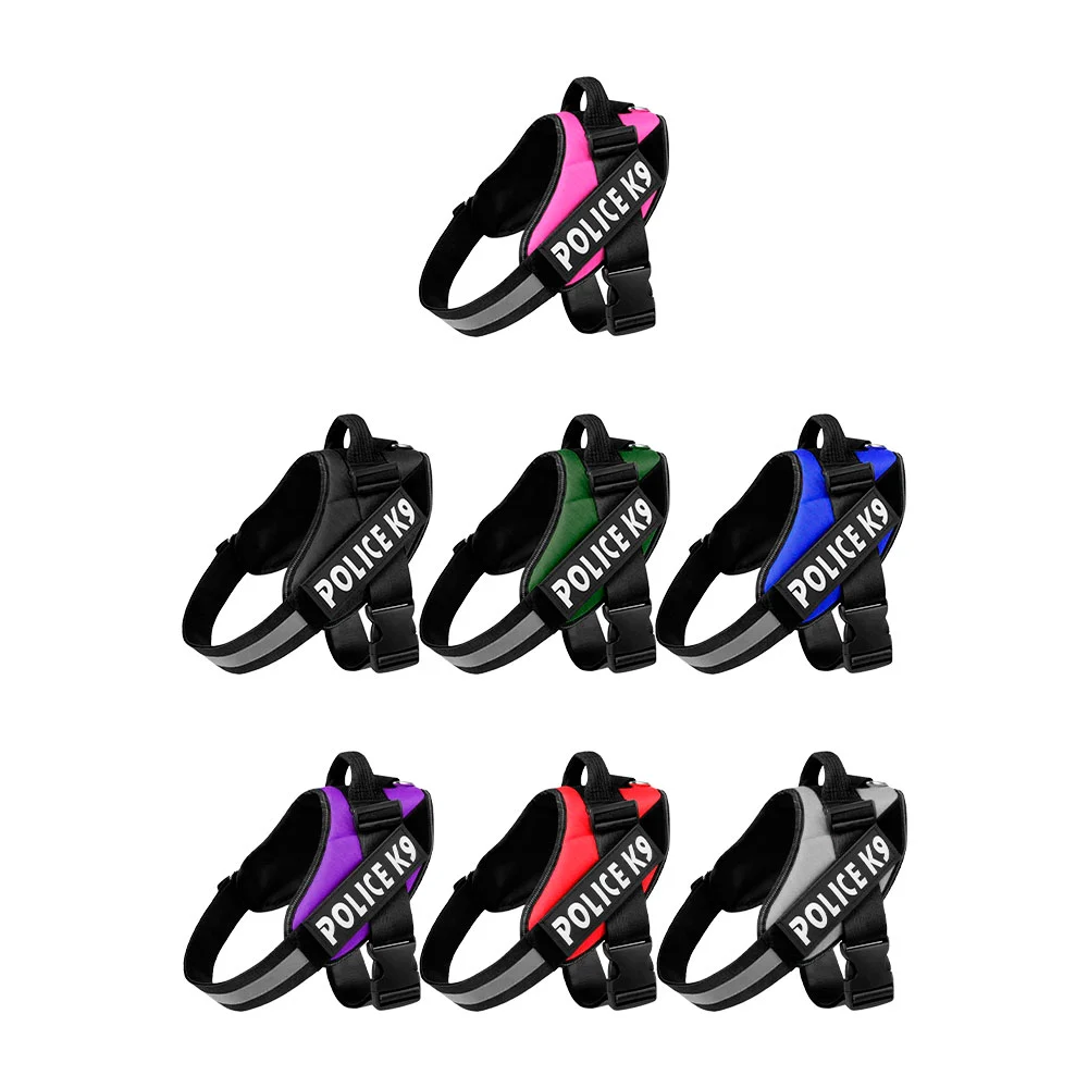 Pechera para mascota talla XL de tela, con texto estampado, colores varios