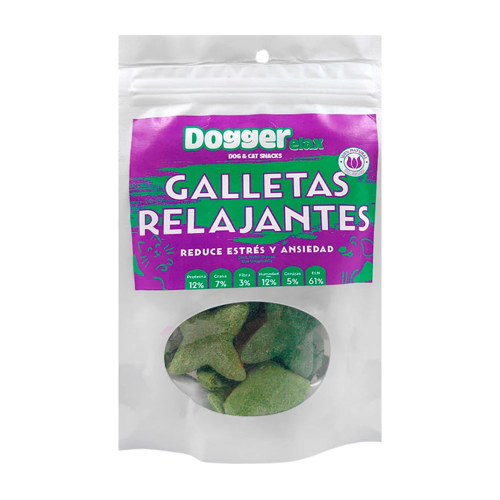Paquete con 10pz de galletas relajantes con catnip para estrés y ansiedad