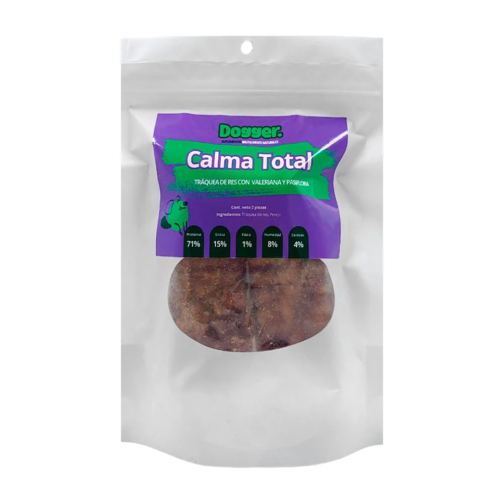 Paquete con 2 tráqueas de res con valeriana y pasiflora / 798102
