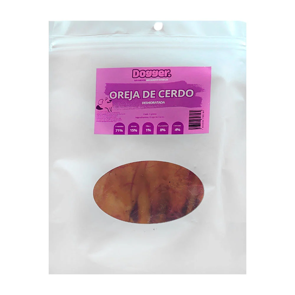 Oreja de cerdo deshidratada / 798164 / oreja cerdo