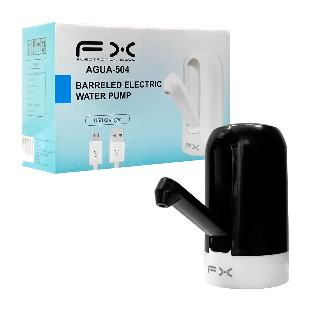 Dispensador de agua eléctrico, recargable, con boquilla plegable, colores varios